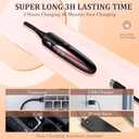2 x Heated Eyelash Curlers - 10 - Second Rapid Heat - up, Electric Eyelash Curler with 4 Heating Modes, Rechargeable, Makeup Tool with LED Display (Black)