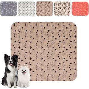 Puppy Pads for Dogs, 2026 New Washable Puppy Pads with Pheromones, Pee Pads for Dogs & Cats, Durable Leak-Proof & Anti-Slip Pet Training Pads for Home & Travel, Reusable (Brown, 15.7" x 23.6")