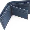 Mens Wallet Bifold Leather Matte Wallet for Men, Thin & Stylish Card Holder with ID Window