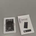 Wallet Tracker Card Android, IP68 Waterproof Smart Card Luggage Tracker Compatible with Google Find Hub (Android Only), Rechargeable Item Locator Finder, Slim Tracking Card for Wallet, Black