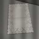Aegwynn Lace Paper Placemats-8 inch x 12 inch Rectangle Doilies 150 Pcs,Disposable Doilies, Elegant White Decorative Paper Doilies for Din,Parties,Birthday and Weddings. 8 * 12