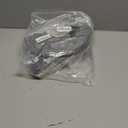 LC LICTOP White Split Ceiling Medallion, 12.28" OD x 3.94" ID for Ceiling Fans and Light Fixtures, PU Decorative Ceiling Fan Light Cover for Home Decor Living Room Bedroom, 2Pcs Black