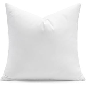 Puredown 18x18 Feather Down Pillow Insert, 1 Pack Throw Pillow Insert for Couch, Chairs, Office, Apartments