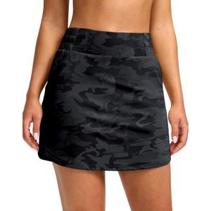 SANTINY Golf Skirts for Women 4 Pockets with Short High Waisted Stretchy Tennis Skirt Athletic Skorts for Woman Casual Summer (Gray, S)