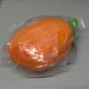 YOUBLEK Bunny Stuffed Animal,Carrot Reversible Cuddle Bunny Plush Doll with Zipper Cute Soft Rabbit Toys Pillow for Kids and Adults Easter Bunnies Plushies Gifts (Carrot, 7.09 inches)