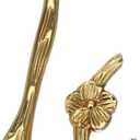 Brass Cabinet Handles Flower Branch Shaped Dresser Knob Twig Branch Cabinet Drawer Knobs Decorative Pulls for Cabinet Dresser Closet Cupboard Wardrobe (Copper)