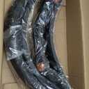 10L0L 4PCS Golf Cart Fender Flares for Yamaha G29, EZGO TXT/RXV, Club Car DS/Precedent - Heavy Duty ABS Plastic Mud Guards with Reflectors & Stainless Steel Hardware