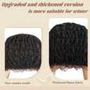 Winter Hats for Women, Womens Snow Cap,Thickened Inner Lining(Thick Fleece Version) (Brown)