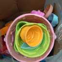 Beach Toys, Creative Sand Toys for Kids Boys and Girls, Sand Castle Building Kit with Stack Castle Buckets, Tools, Mesh Bags, Character Molds for Role Play, Outdoor Toys for Toddlers Kids Ages 3-10