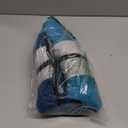 Large Dog Coat with Harness Built in, Warm Dog Jacket Waterproof Pet Winter Coat Snowsuit for Cold Weather, Reflective Fleece Jacket for Large Dogs, Border Collie, Turquoise XL