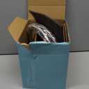 Cobbe Waterfall Bathroom Faucets 3 Hole, Brushed Gold Bathroom Sink Faucet Square 4 Inch Centerset with Pop-Up Drain, 2 Handle and 2 Supply Hoses, Lead-Free Stainless Steel for Vanity Sink Rv