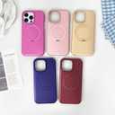 ankofave Magnetic for iPhone 14 Pro Max Phone Case with 360 Spin Stand, Matte Luxury Metallic Luster, 3.0 mm Thick Protection Hard PC Scratch-Resistant Case for iPhone 14 Pro Max 6.7", Rose Red