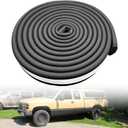 Truck Cap Seal 20FT (2 1/8" Width x 1/2" Height x 20' Length) for Truck Cap Over 200 lbs, EPDM Rubber, Truck Topper Seal with Adhesive, Camper Shell Canopy Seal Five-Year Free Replacement