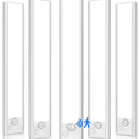 VerRon 5-Pack Under Cabinet Lighting, Upgraded 2200mAh Rechargeable Under Cabinet Lights Wireless, LED Motion Sensor Light Indoor Closet Lights Under-Counter Light Fixtures for Kitchen, Hallway, 10in