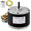 5KCP39FGS071S Carrier Condenser Motor 1/4 HP, 208-230v, 1100 RPM Carrier Condensor Electric Motor Compatible with GE HC39GE236A Inclusive Capacitance