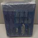 Bedsure 100% Washed Cotton Duvet Cover Queen Size - Navy Minimalist Cotton Duvet Cover Linen Like for All Seasons - GentleSoft Plain Simple Bedding (Navy, Queen, 90"x90")