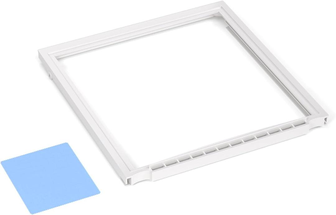241969501 Shelf Frame Without Glass Refrigerator Compatible with Frigidaire Refrigerators, Replaces Part 241969501 AP4433007 1512992 AH2363832 EA2363832 PS2363832 (With 1Pcs Can Organizer)