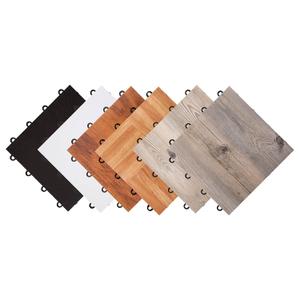IncStores 3/8 Inch Thick Practice Dance Floor Tiles | Printed Plastic Dance Flooring for Practice and Performance of Countless Dance Styles (Beachwood, 28-12" x 12" Tiles)