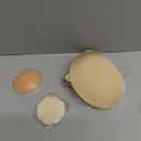 Invisible Strapless Sticky Bra Push up for Women, Ultra Adhesive Bra for Backless Dress, Cleavage Bra Lift Novelty Bras (B Cup, Light Beige)