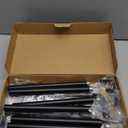 Livabber 3-Tier Over The Door Towel Rack, All Metal Towel Rack with Hooks for Door Hanging, Behind Door Towel Bar Towel Storage Holder for Bathroom Accessories, Black (19.37" L x 5.9" W x 24.4" H)