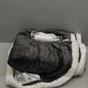 Heated Blanket Electric Blanket Full Size 72''x84'' with 9 Heating Levels, 1-10 Hour Auto Shut Off, Machine Washable, Flannel & Sherpa Soft Warming Blanket for Couch, Bed, Office - Dark Grey