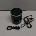 Security Camera with Bluetooth Speaker, 1080P Wireless WiFi Camera for Home/ Office/ Baby/ Pet, Indoor Camera Rotating Lens, with Motion Detection, APP, Local & Cloud Storage (Included 128GB SD Card) (Black)