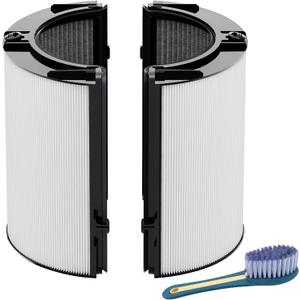 Leemone 360 Combi 2 in 1 HEPA+Carbon Replacement Filter Compatible with Dyson HP1 TP06 HP06 PH02 PH01 PH03 PH04 HP09 TP09 HP07 TP07 TP10 HP10, H13 Grade True HEPA Replacement Filter