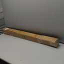 White Tension Curtain Rod 51-165In, Long Adjustable Tension Rods No Drilling for Window or Bathroom, Outdoor Curtain Rods for Patio, Easy to Install, Never Rust, Rod Diameter 1.26 Inches-White