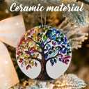 3 x Tree of Life Ornament, Christmas Ornaments: Christmas Tree Decorations, Holiday Decor, Stocking Stuffers, Gift Ideas, Xmas Gift, Housewarming Gifts & Gifts for Friends and Family