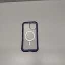 Miracase Magnetic for iPhone 12 Pro Max Case [Compatible with MagSafe] Full-Body Phone case with Built-in Glass Screen Protector& Camera Protector, Military Drop Proof 12 Pro Max Cover, Blue