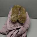 Pioneer Camp Women's Winter Coats Warm Thicken Long Puffer Jacket Waterproof Quilted Parka with Removable Faux Fur Hood (Large, Pink Haze)