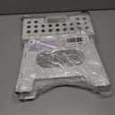 2 x Handy Laundry Folding Lightweight Step Stool - Sturdy Enough to Support Adults and Safe Enough for Kids - Opens Easy with One Flip - Great for Kitchen, Bathroom or Bedroom (White - 9 Inch)