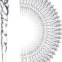 Christmas Ornaments 30pcs Crystal Hanging Acrylic Icicle Drop Xmas Tree Decoration Winter New Year Holiday Wedding Party Home Office Decor