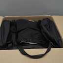 Tolaccea Large Convertible Garment Duffel Bag, Suit Carry On Backpack, TSA Flight Approved for Wrinkle-Free Travel with Dual Laptop Storage for 17.3" and 12.9" & Extra Toiletry Bag, 45-55L Expandable, Black