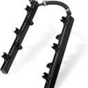 Upgraded Full Aluminum Fuel Rail Compatible with Chrysler Jeep Dodge Ram - 2011-2025 Grand Cherokee 2011-2025 Challenger Charger Durango Avenger Journey 3.6L V6 Replace#53034198AC (Black)