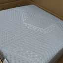 CH Charme House Folding Mattress, 4 Inch Single Tri Folding Memory Foam Mattress for Camping Guest Bed, Washable Cover & Non-Slip Bottom, 75" x 25" x 4", Grey