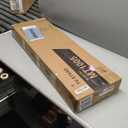 Rfiver Mobile TV Cart Rolling TV Stand for 32-83 Inch Screens up to 110lbs, Portable TV Stand on Wheels with Height Adjustable Shelf, Outdoor TV Stands Mount for Home Office MAX VESA 600x400mm, Black