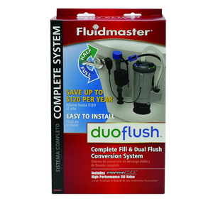 DUOFLUSH COMPLETE SYSTEM by FLUIDMASTER MfrPartNo 550DFRK-3