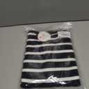 ANRABESS Women Striped Cardigan Sweaters Button Down Cropped Knit Lady Jackets Coat 2025 Fall Outfits Trendy Clothes (Black, L)