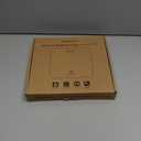 Digital Bathroom Scale for Body Weight: High-Precision 4-Sensor Accuracy, LED Display, 400lb/180kg Capacity, Safe Rounded Corners, Batteries Included