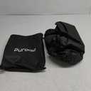 Puroma Bike Cover for Transport on Rack, 600D Waterproof Outdoor Storage Bicycle Covers for 2 Bikes on Rear Bike Rack, Heavy Duty Rain Sun UV Dust Wind Proof with Lock Hole for Car Hitch Travel (Pure Black), Size: 82" L x 38" W x 47" H