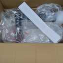 23'' Farmhouse Table Lamps for Living Room Set of 2 with USB C+A Ports, Retro Bedside Lamp for Bedroom, Office, Dining Room, Knob Switch, 3 Color Temperatures, Bulb Included, Black