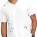 KOI Next Gen Free to Be Men's 4-Pocket Scrub Top L
