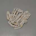 Macrame Plant Hanger Indoor, 2 Pack Boho Decor Hanging Plant Holder Hanging Planters for Indoor Plants Window Plant Hanger Flower Pot Hanging Basket with Wood Beads and Metal Hook Rings Ivory 20 Inch