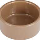 Kaytee Stoneware Ceramic Pet Hamster Bowl, Brown, 3-Inch