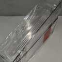 mDesign Small Plastic Kitchen Storage Container Bin with Handles - Organization in Pantry, Refrigerator or Freezer - Food Organizer for Fruit, Yogurt, Squeeze Pouches, 2 Pack, Clear (10 x 6 x 3)