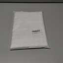 ZJDECOR Buffalo Plaid Kitchen Curtains 24 Inches Length,White Crinkled Not-See-Through Sheer Tier Cafe Curtains,Farmhouse Window Treatment for Living Room Kitchen,Rod Pocket,26" Wx24 L(Pack of 2)