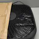 Amazon Basics 3-Speed Box Fan for Bedroom, Portable with Carry Handle, Powerful Airflow, 5 Blades, Lightweight Design, 67 Watts, 20-Inch, Black, 6.8"D x 20.86"W x 21.33"H