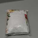 Aytipun Christmas Round Fitted Tablecloth with Elastic for 44-48 Inch Tables Winter Floral Leaves Print Fitted Table Cover Waterproof Holiday Theme Farmhouse Indoor Outdoor Patio Picnic Party Decor