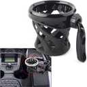 Goldwing GL1800 Motorcycle Handlebar Cup Holder Drink Mounted for Honda Gold Wing GL 1800 Trike 2001-2021 F6B 2013-21 (Black)
